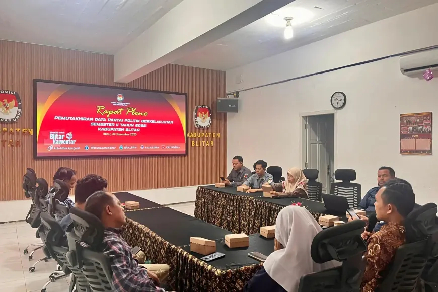 Hanya Delapan Parpol di Blitar yang Perbarui Data Kepengurusan di SIPOL