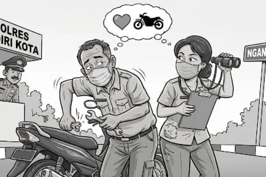 Kompak Salah Jalur! Pasutri Nganjuk Jadi Partner in Crime Curanmor