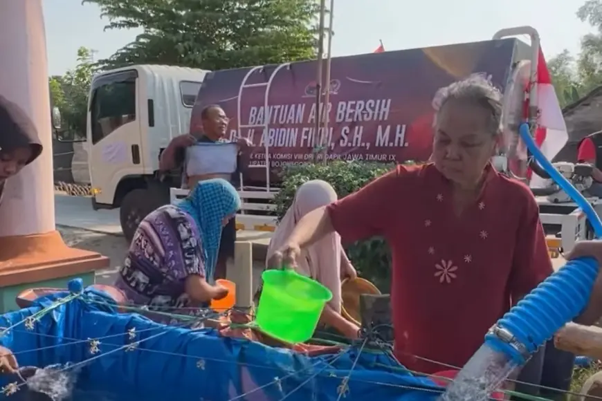 Warga Sumberjo Kidul Bojonegoro Alami Krisis Air Bersih