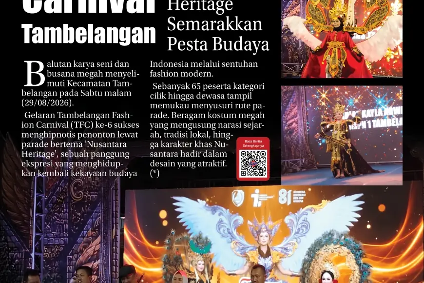 e&Koran, Edisi Senin, 31 Agustus 2026